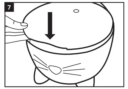 catit 43715 Pixi Drinking Fountain PARTS1