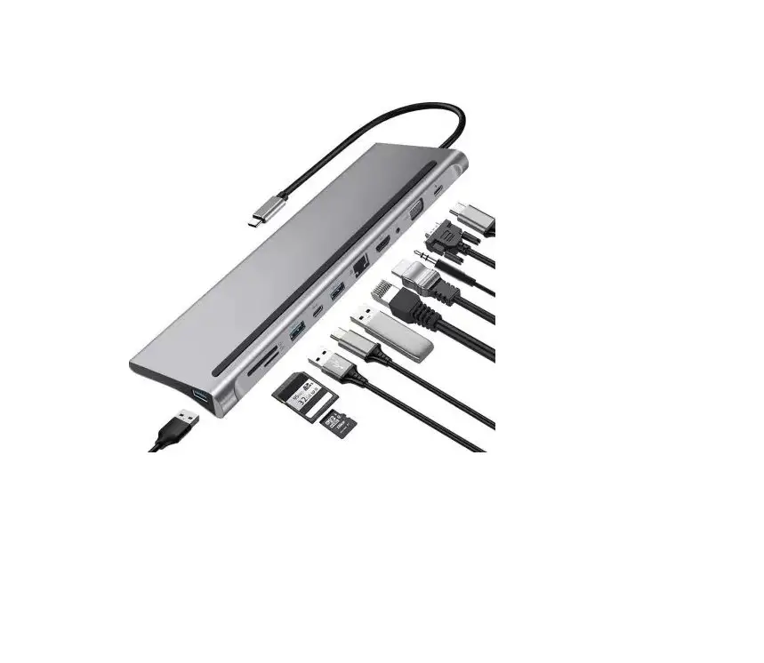 Falwedi Uc0214 All-in-one Usb-c Hub With Triple Display User Guide