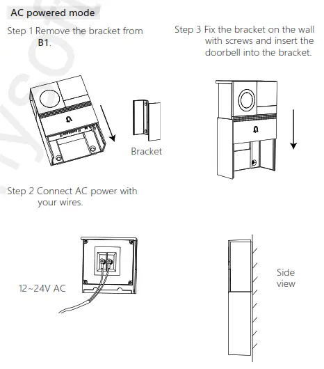 Laxihub B1 Wireless Video Doorbell Camera - Fig5