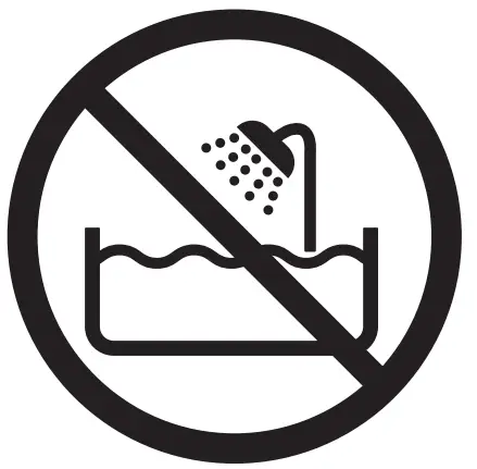 Shower Warning icon