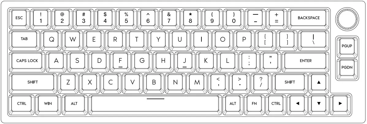 EPDMAKER TH66 Bluetooth and Wired Mechanical Keyboard