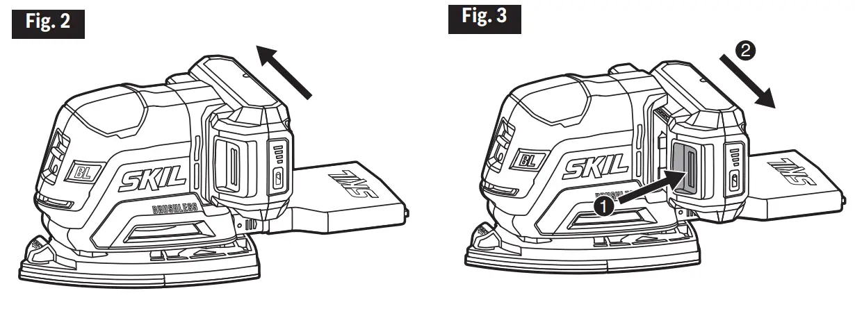 SKIL PWRCORE 20 Brushless 20V Compact Multi Sander - Fig 1