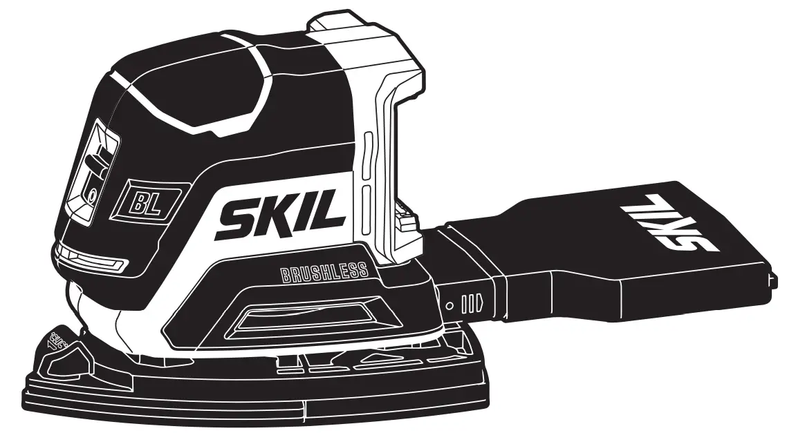 SKIL PWRCORE 20 Brushless 20V Compact Multi Sander