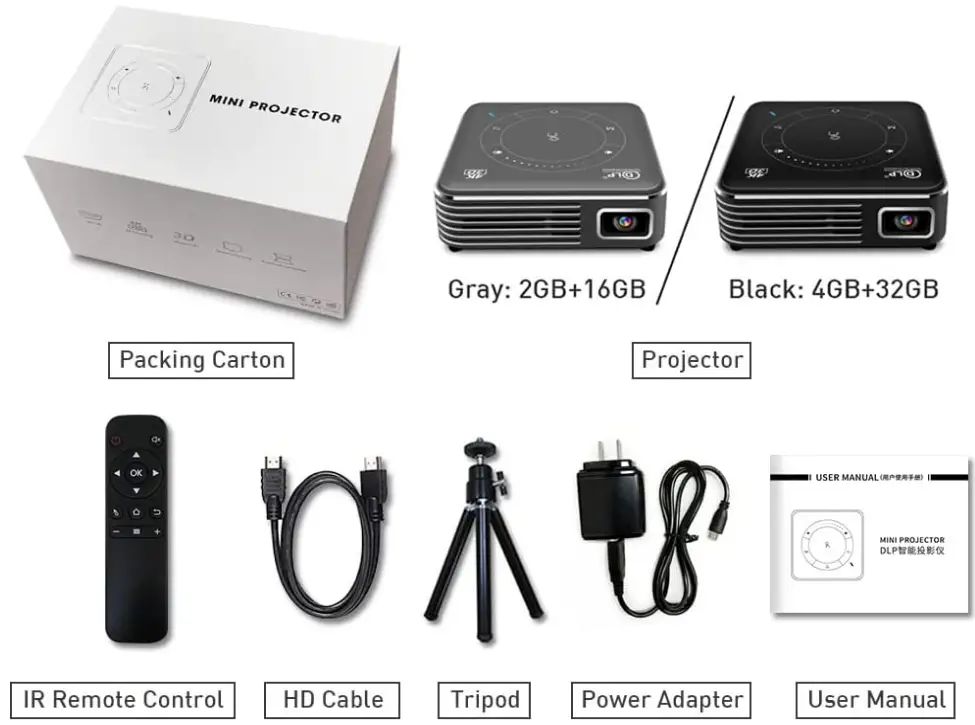 FEICHEN-k95-mini-Portable-Projector-FIG-1