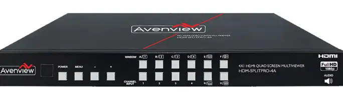 Avenview Hdm-Splitpro-4A Hdmi Quad Multiviewer
