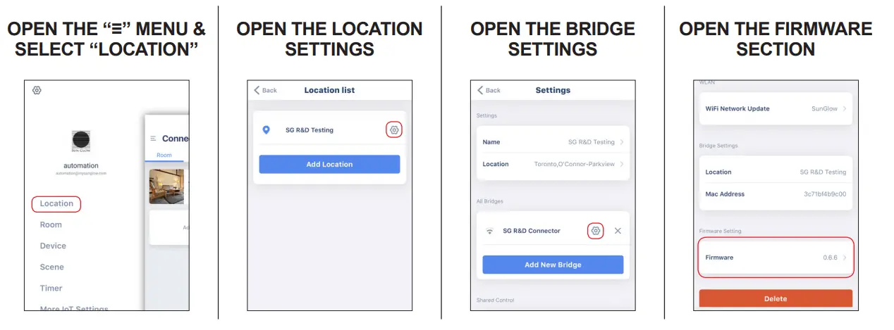 SUN GLOW SG Connector App 1