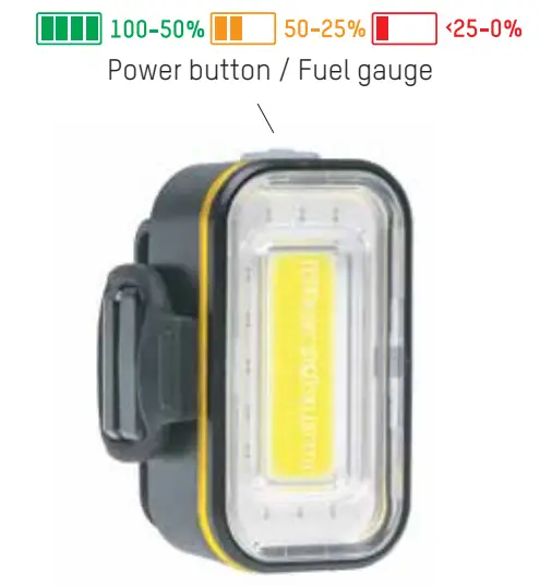 Blackburn 7149583 Grid 2 FER Front USB Rechargeable Light -