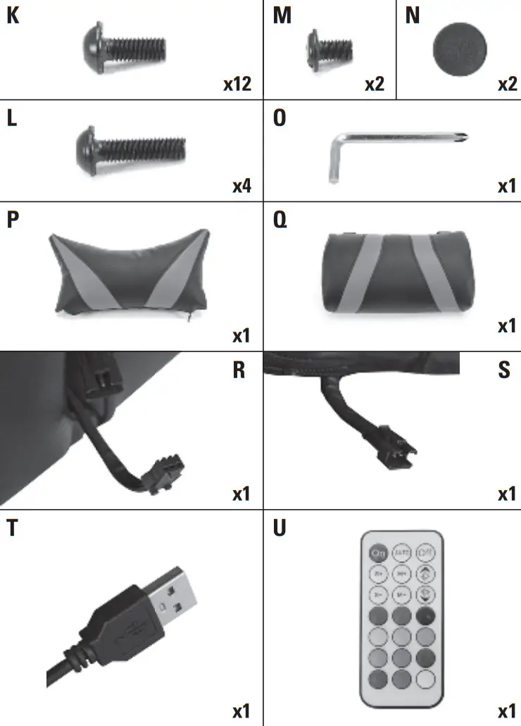 Sandberg 640 94 RGB Commander Gaming Chair - Figure 2