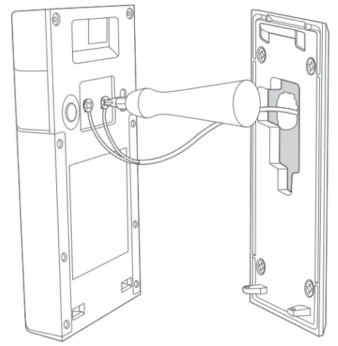 ring D001 Video Doorbell - Connect the wires