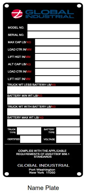 GLOBAL INDUSTRIAL 989069 Self Propelled Electric Pallet Jack Truck - fig 4