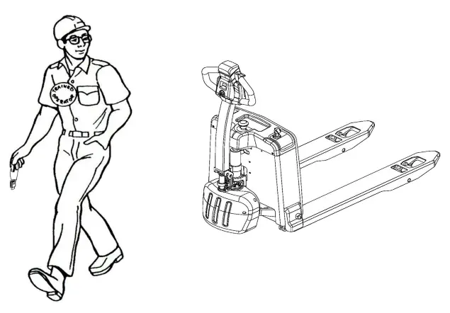 GLOBAL INDUSTRIAL 989069 Self Propelled Electric Pallet Jack Truck - fig29