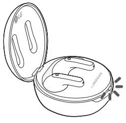 LG Bluetooth Stereo Headset-Battery Status