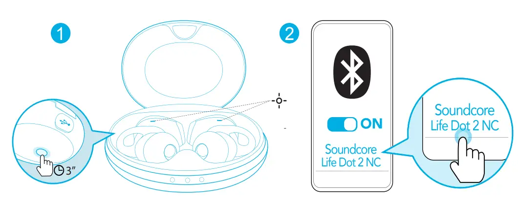 soundcore Life Dot 2 NC Earbuds True Wireless Headphones fig 6