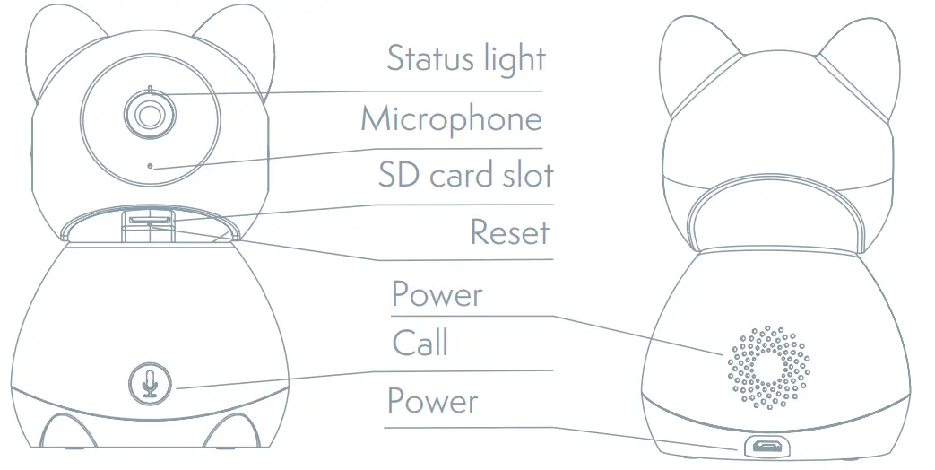 TESLA 1890050 Smart Camera 360 Baby-FIG2