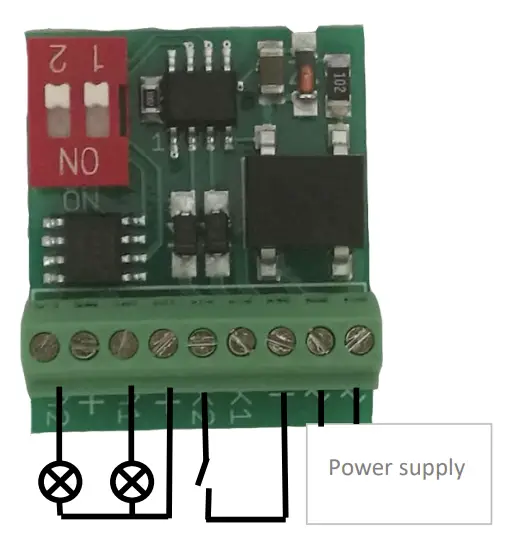 Example Blue-Light-Simulation