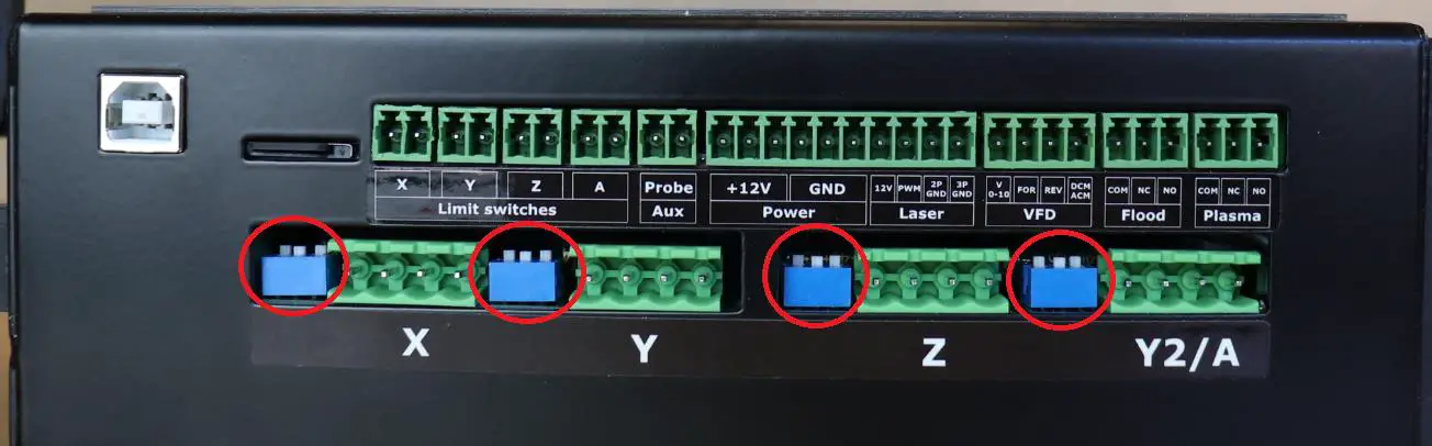 NIGHTHAWK CNC3D CNC Controller - Settings Micro stepping 1
