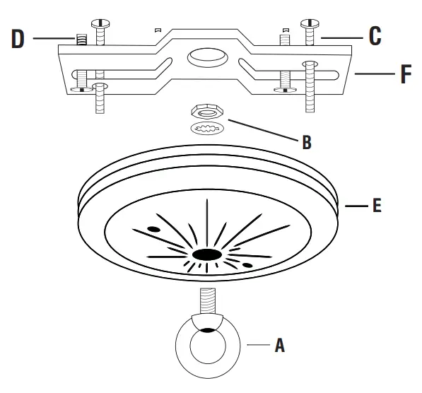 COMMERCIAL ELECTRIC 1005 975 901 5 in. Oil Rubbed Bronze Traditional Canopy Kit for Ceiling Ligh -
