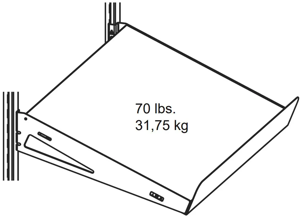 Origin 21 WD2SSA 16 OAK Angled Shelf Kit - FIGURE 2