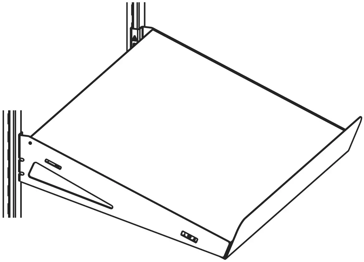 Origin 21 WD2SSA 16 OAK Angled Shelf Kit