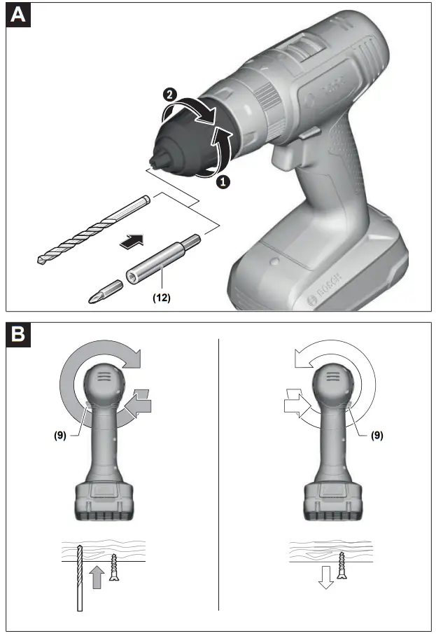 BOSCH 06039D8101 Cordless Drill - Fig 3
