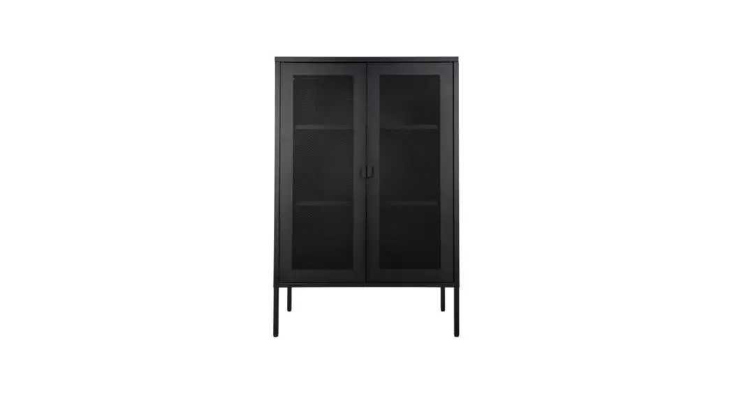 House Nordic 3001080 Melbourne Steel Cabinet With Mesh Door Black Instruction Manual House Nordic 3001080 Melbourne Steel Cabinet With Mesh Door Black Instruction Manual