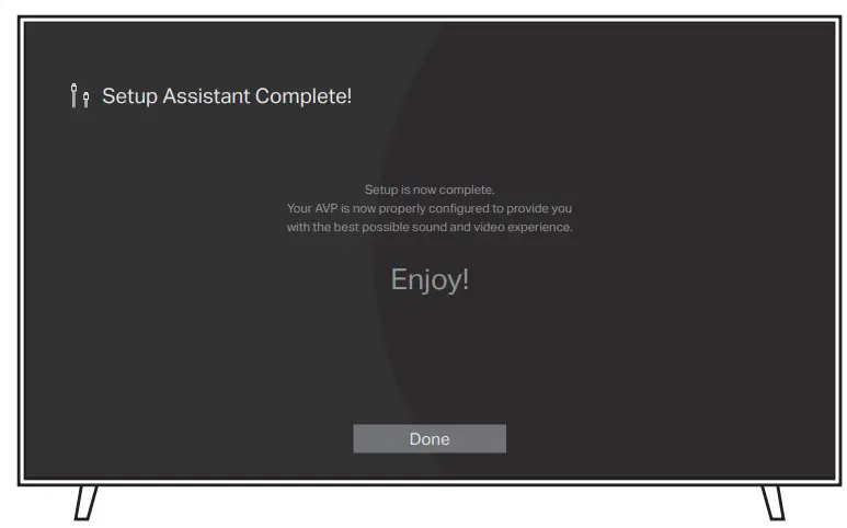 Follow the on-screen Setup Assistant