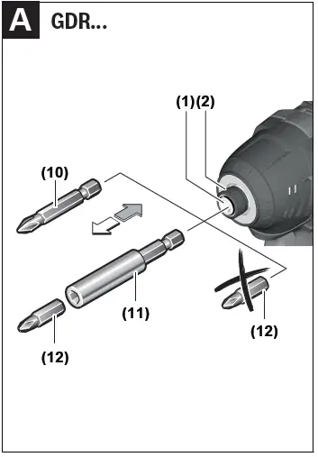 BOSCH GDR 18V-200 Professional Cordless Impact Screwdriver Wrench 06