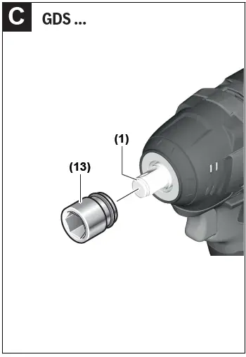 BOSCH GDR 18V-200 Professional Cordless Impact Screwdriver Wrench 08