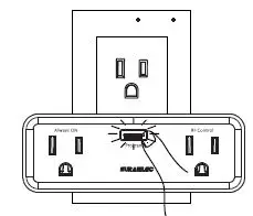 SURAIELEC-URSW21B-Wireless-Wall Switch-Outlet-6