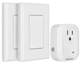 SURAIELEC-URSW21B-Wireless-Wall Switch-Outlet