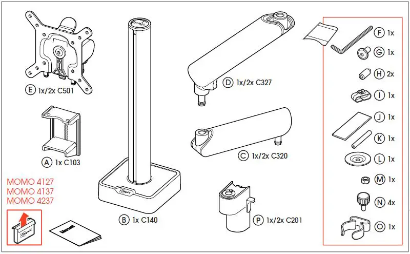 vogel-s-MOMO-4127-Monitor-Arm-Motion-Plus-for-Wall-Mounting-fig- (2)