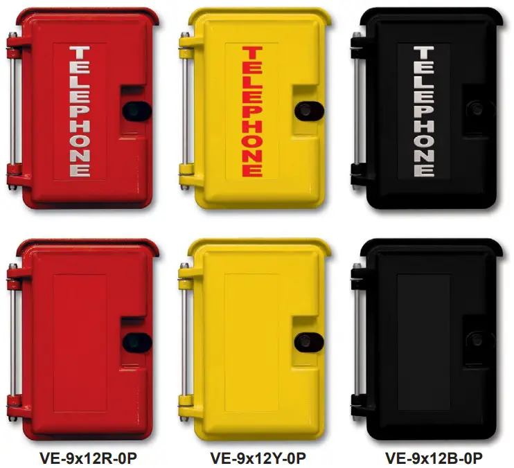 VIKING VE 9x12 Seriesa Emergency Phone Entry Phone Doorbox - Figure 1