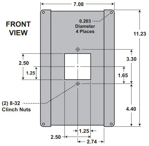 VIKING VE 9x12 Seriesa Emergency Phone Entry Phone Doorbox - Figure 3