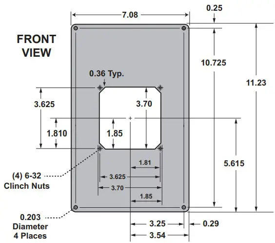 VIKING VE 9x12 Seriesa Emergency Phone Entry Phone Doorbox - Figure 4