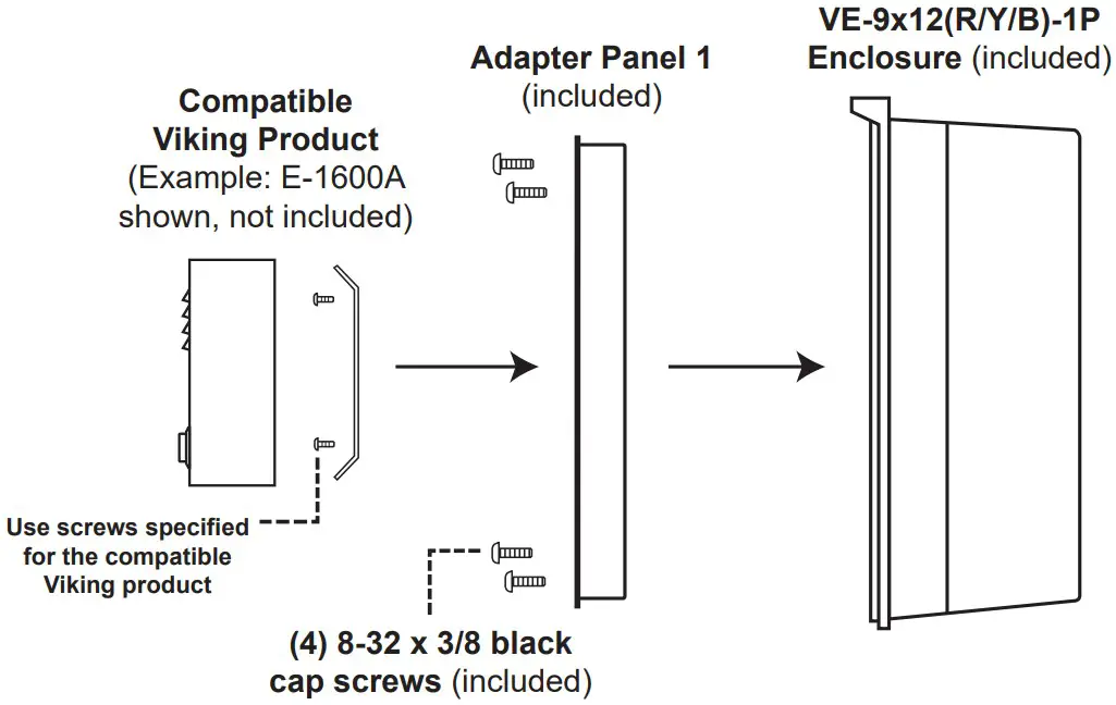 VIKING VE 9x12 Seriesa Emergency Phone Entry Phone Doorbox - Figure 7