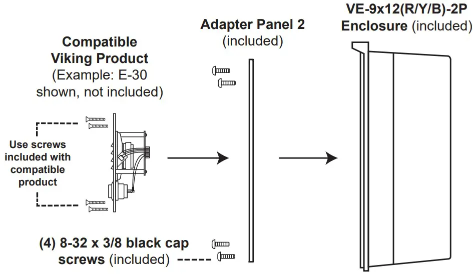 VIKING VE 9x12 Seriesa Emergency Phone Entry Phone Doorbox - Figure 8