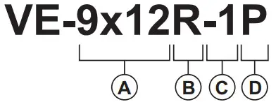 VIKING VE 9x12 Seriesa Emergency Phone Entry Phone Doorbox - Model Numbers