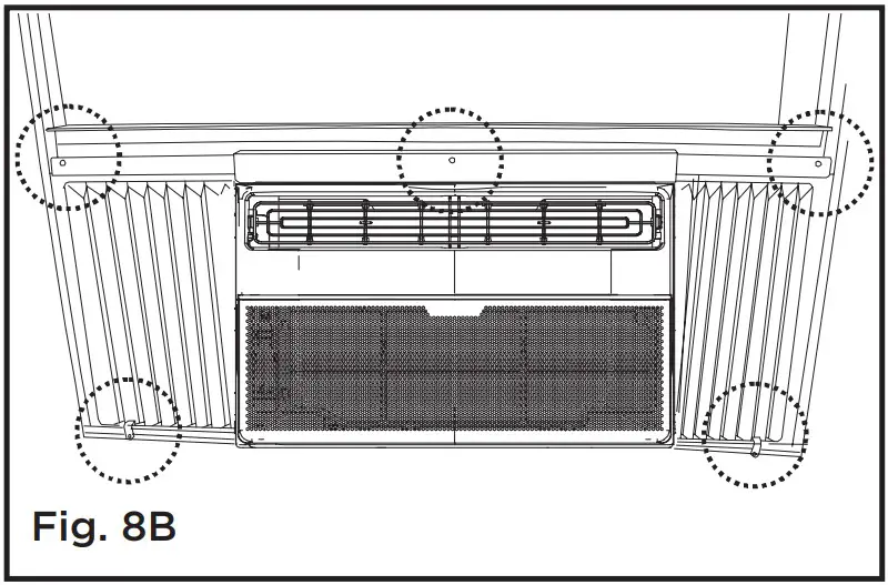 Midea MWMWT080CR1A 8 000 BTU Window Air Conditioner With Remote - Air Conditioner 7
