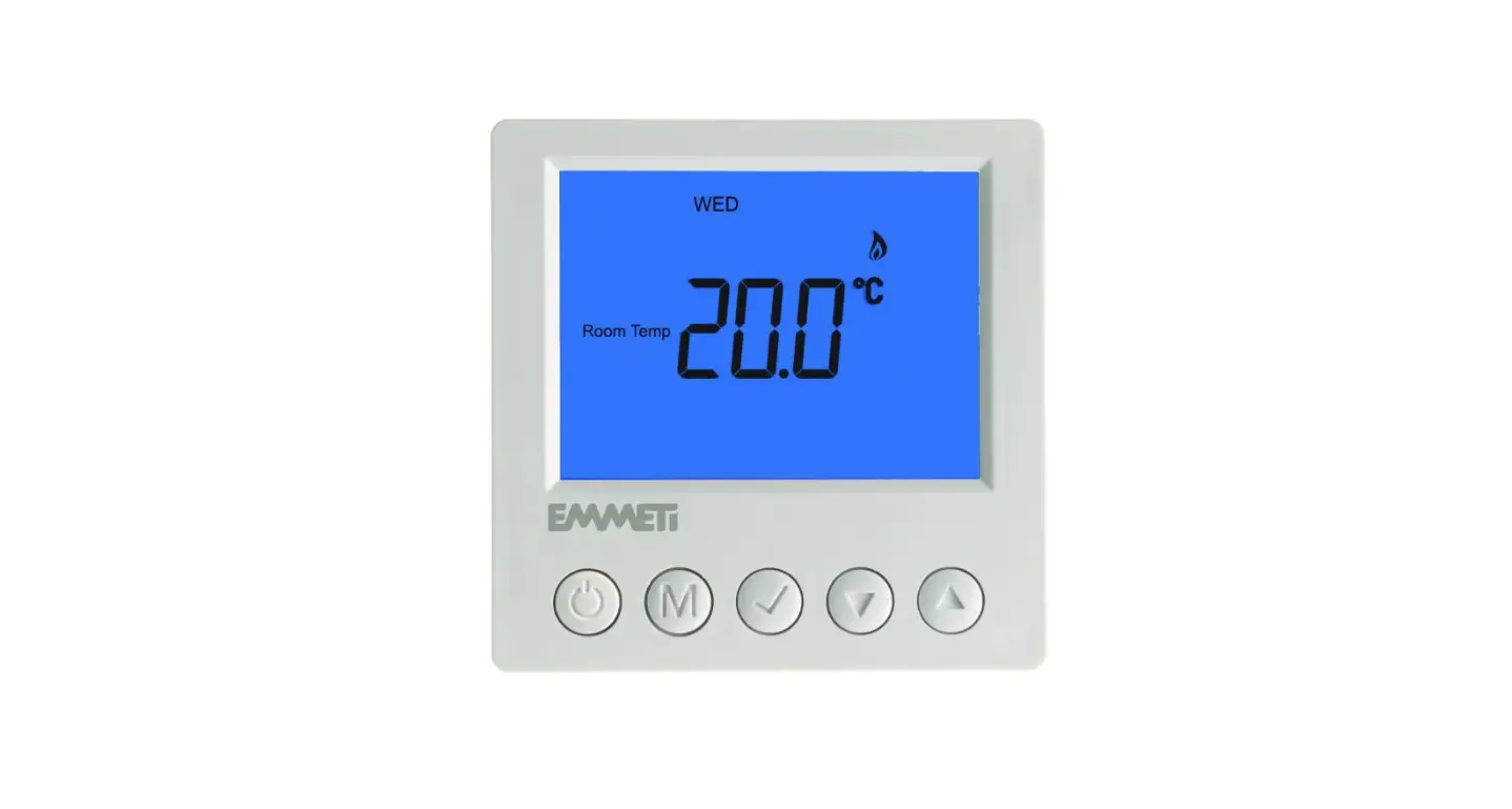 Emmeti U9310047 Cs-11 Lcd 7-day 5+2 Programmable Digital Thermostat User Guide Emmeti U9310047 Cs-11 Lcd 7-day 5+2 Programmable Digital Thermostat User Guide