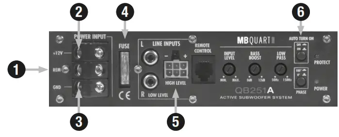 MB QUART QB201A Active Subwoofer System - 1