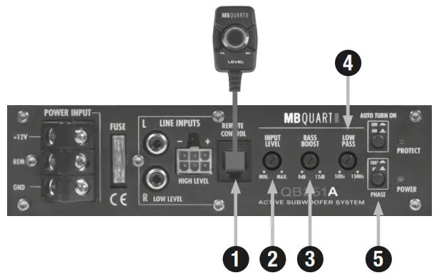 MB QUART QB201A Active Subwoofer System - 3