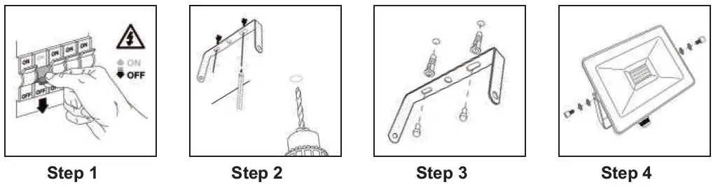 MAJOR-TECH-LFB-50NWC-50W-Fast-Connect-Floodlight-FIG-1