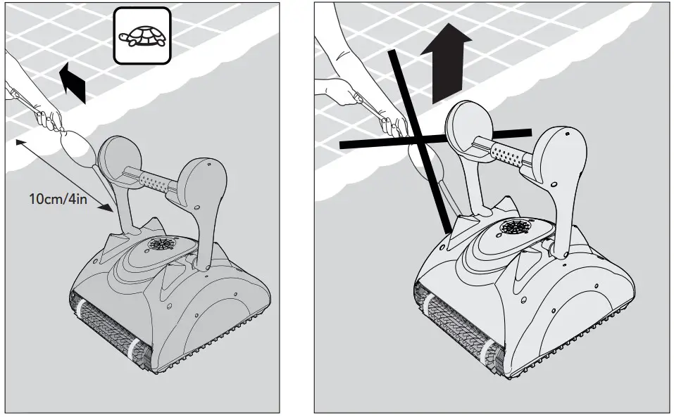 Removing the Pool Cleaner