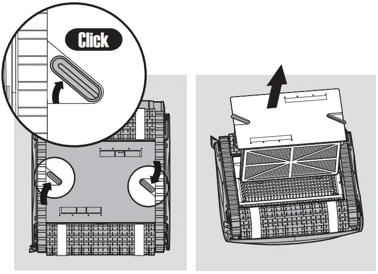Cleaning the filter cartridges