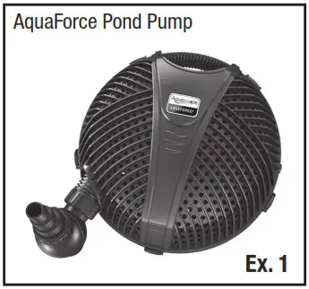 Aquasurge 45009 2000 4000 Adjustable Flow Pond Pump - Installation 1