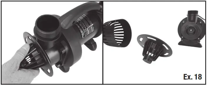 Aquasurge 45009 2000 4000 Adjustable Flow Pond Pump - Installation 12