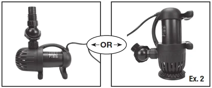 Aquasurge 45009 2000 4000 Adjustable Flow Pond Pump - Installation 2