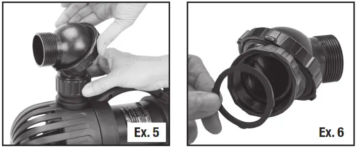 Aquasurge 45009 2000 4000 Adjustable Flow Pond Pump - Installation 4