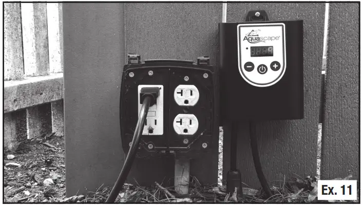 Aquasurge 45009 2000 4000 Adjustable Flow Pond Pump - Installation 7