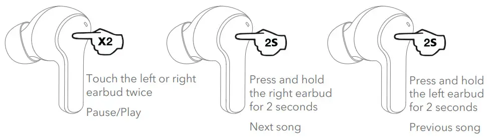 HONOR CE79 True Wireless Stereo Earbuds - Music playback